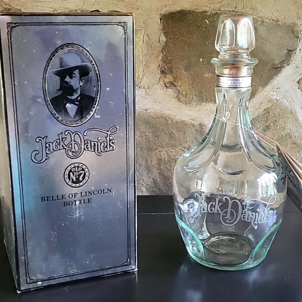 Vintage Jack Daniel's Belle Of Lincoln Bottle W Box